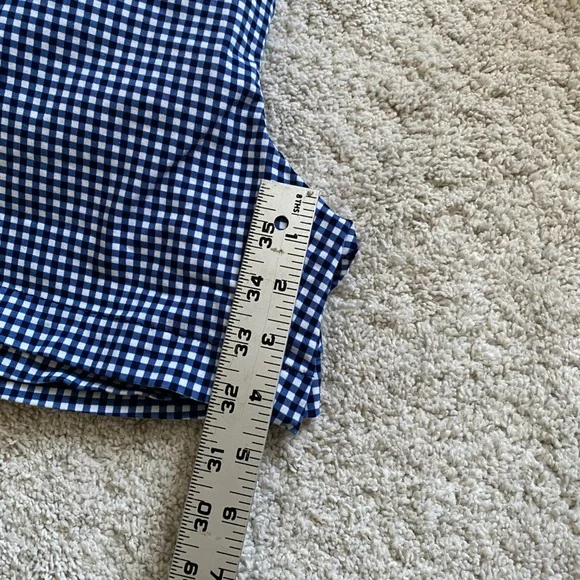 Tommy Hilfiger Blue Checkered Women's Shorts - Picture 7 of 7